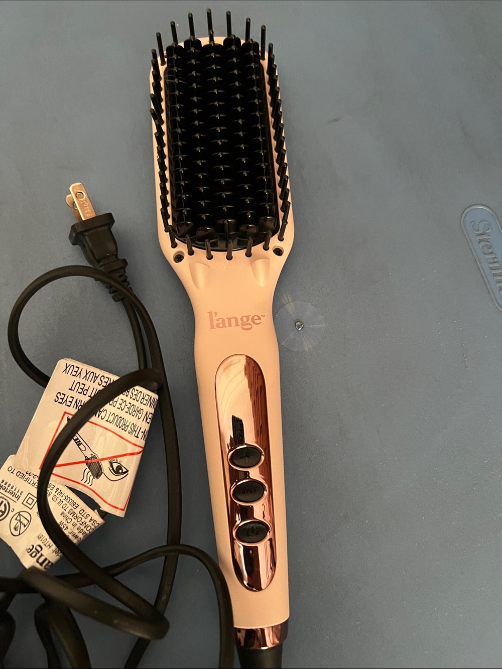 Lange Rose Gold Straightening Brush - Smooth & Shine
